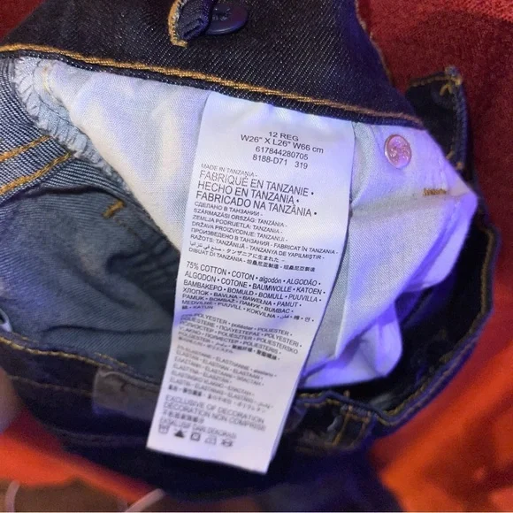 Levi’s Boys Jeans 511 Slim Fit - Kids 26x26 - Picture 5 of 5